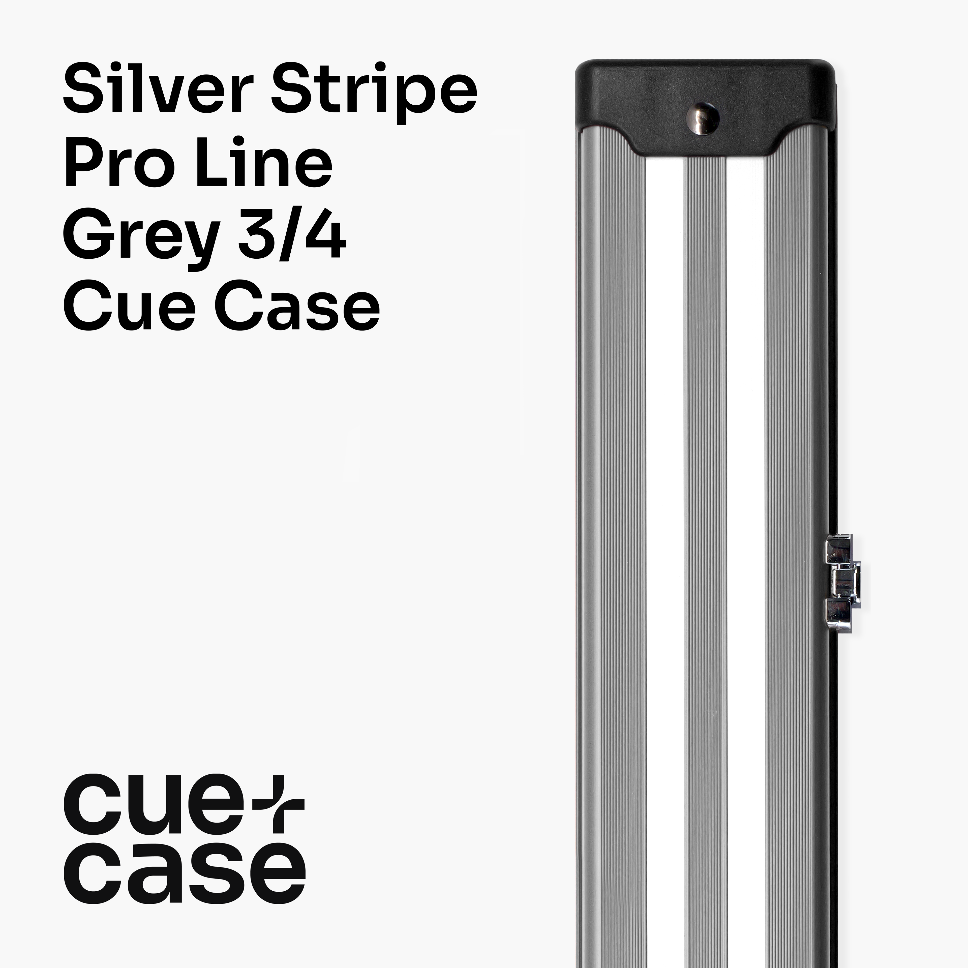 Silver Stripe Pro aluminium 3/4 cue case