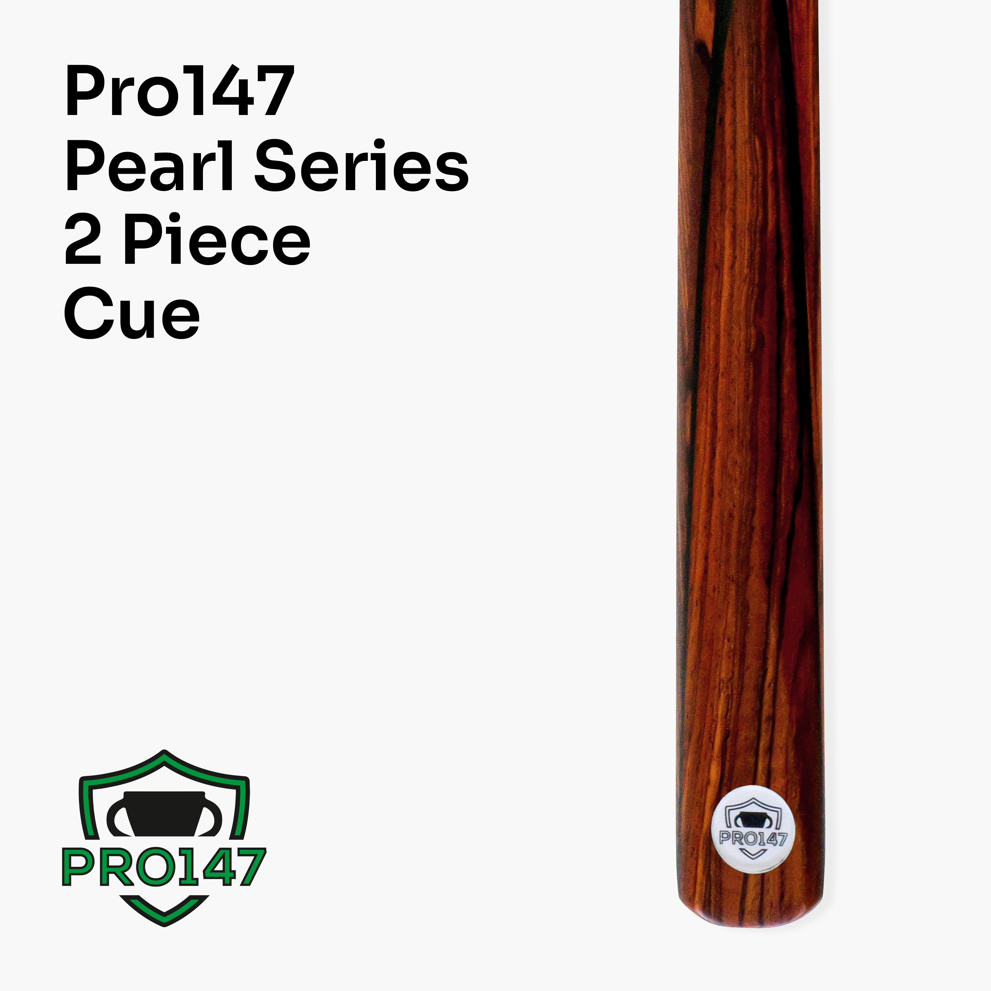 PRO147 Pearl Series Fire hand-spliced 57-inch cue