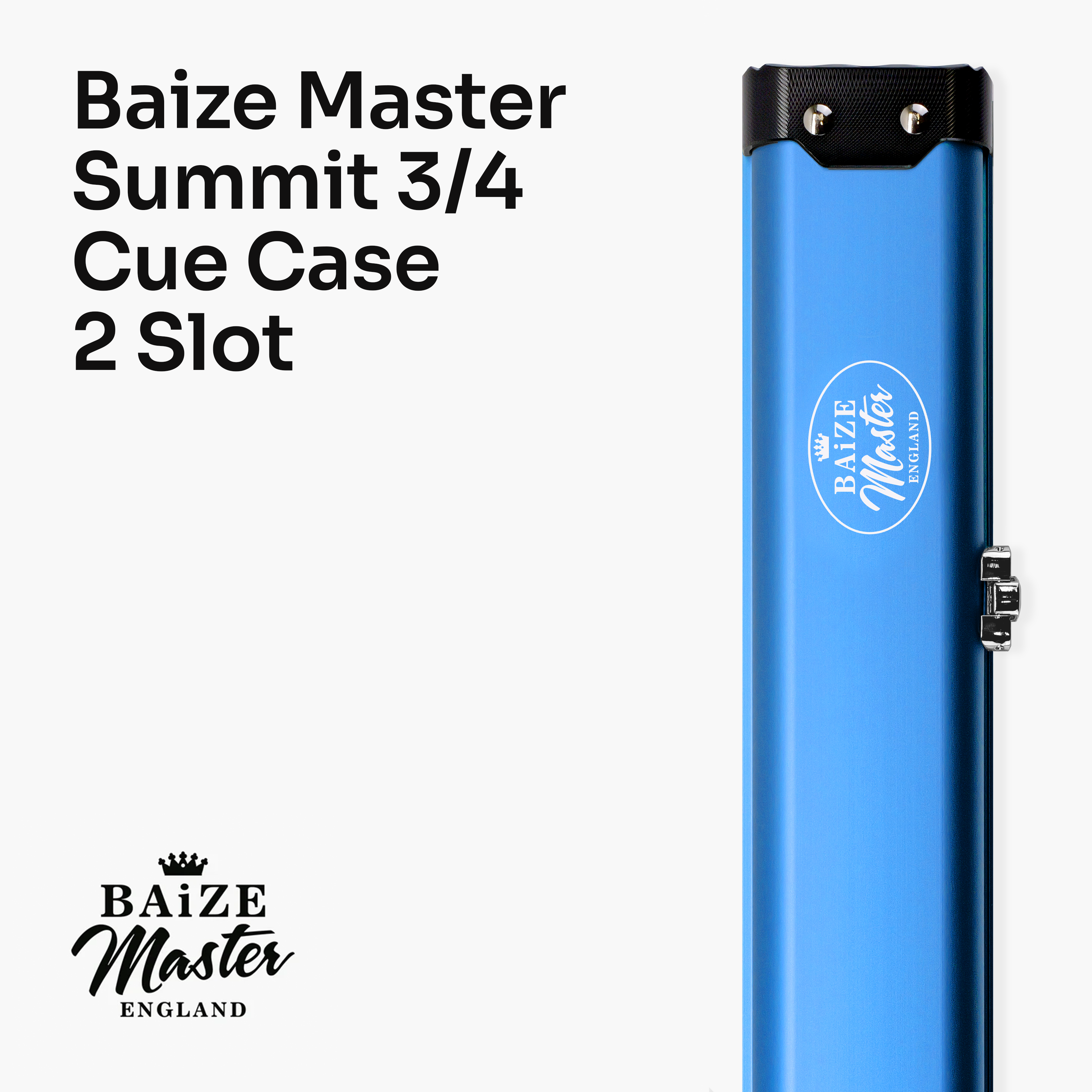 Baize Master Summit 2-slot 3/4 cue case Cue + Case