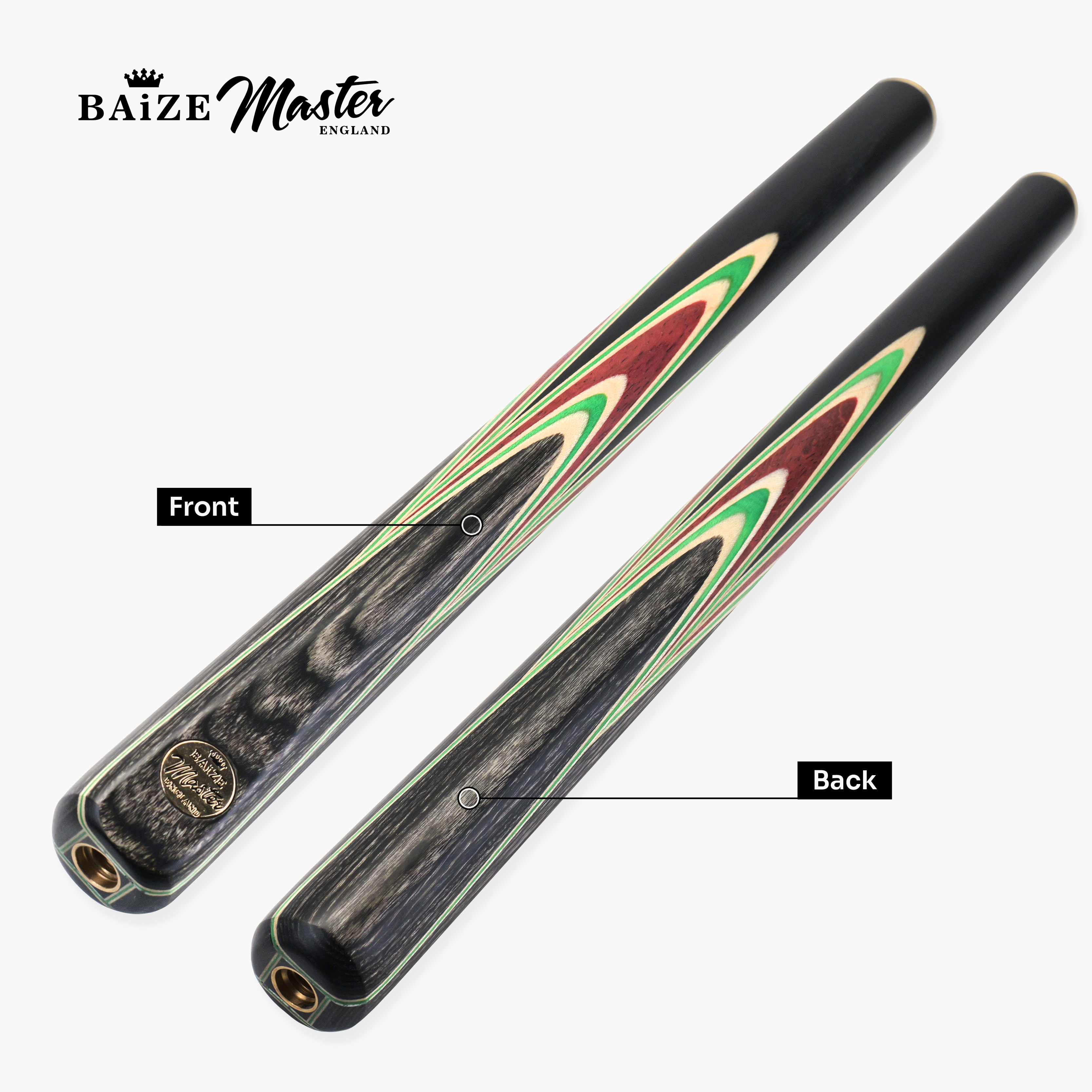Baize Master Mint Marksman cue and case set Cue + Case