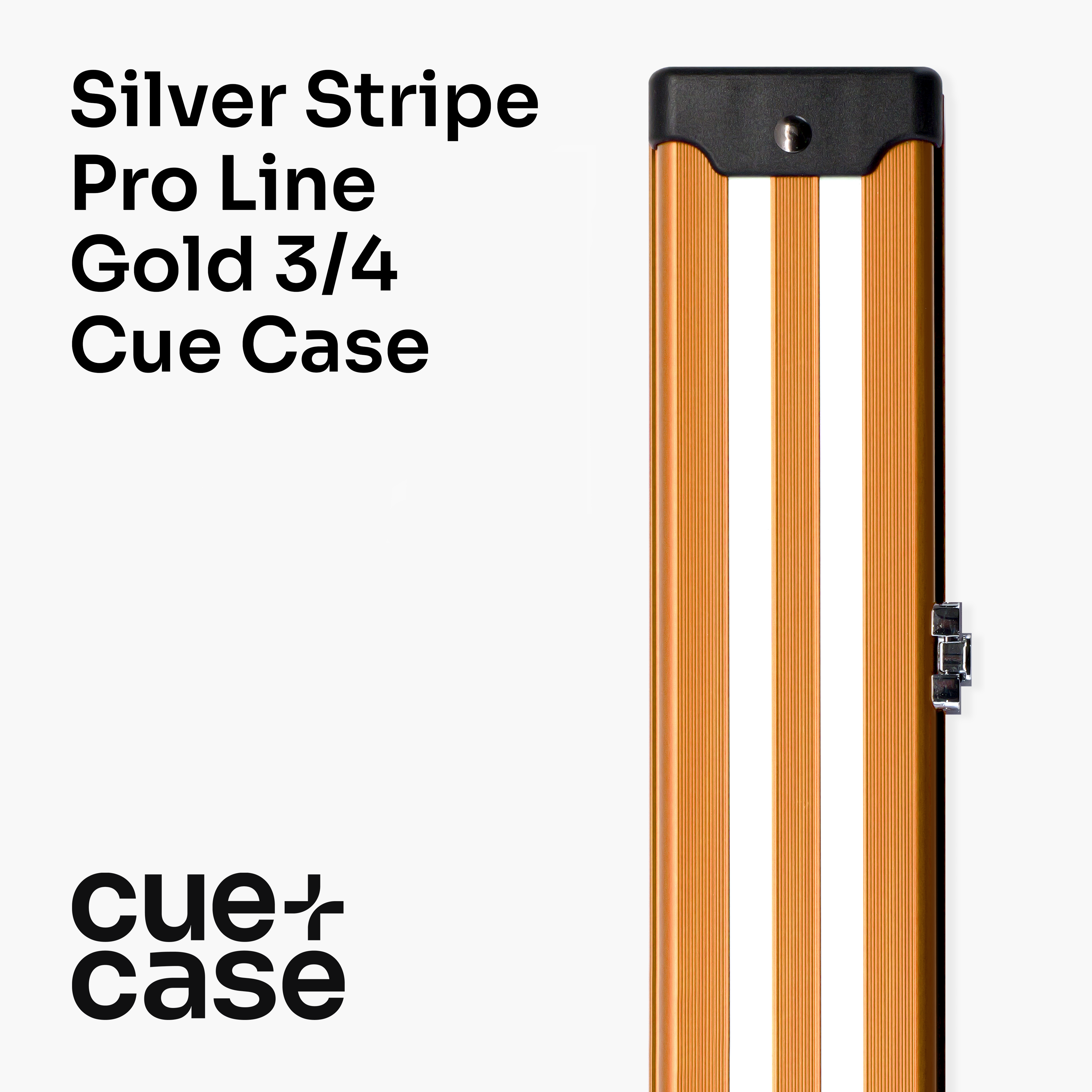 Silver Stripe Pro aluminium 3/4 cue case