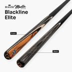 Baize Master Blackline Elite 2-piece snooker cue Cue + Case
