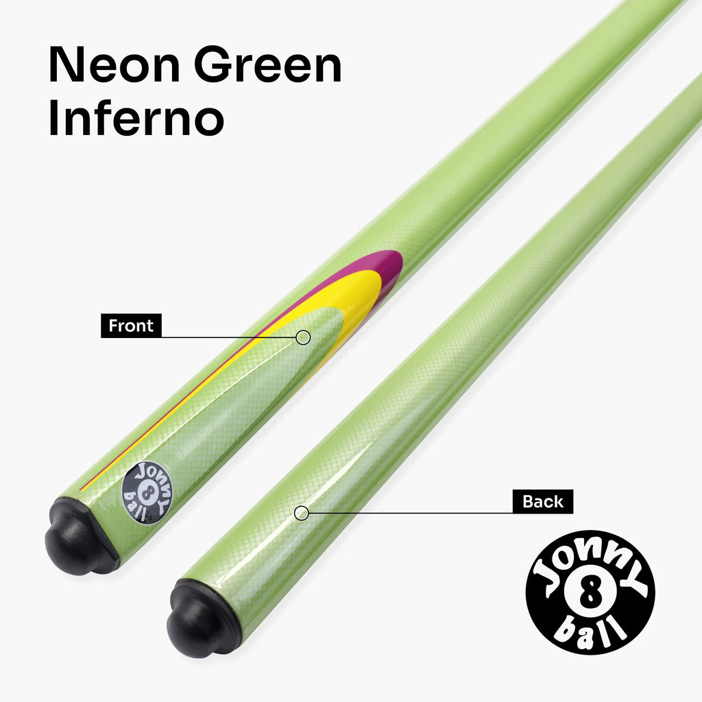 Jonny 8 Ball Inferno 2-piece graphite cue Cue + Case