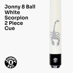 Jonny 8 Ball Scorpion 57-inch 2-piece cue Cue + Case