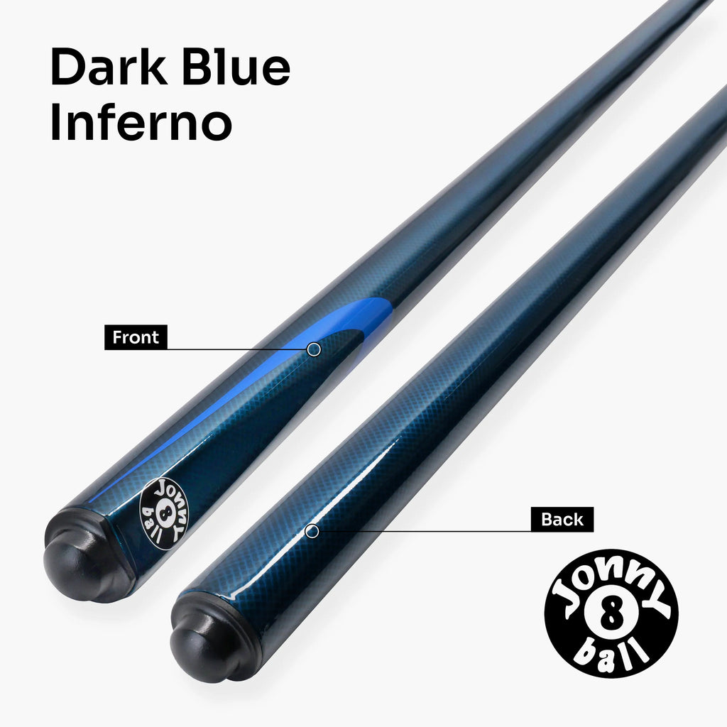 Jonny 8 Ball Inferno 2-piece graphite cue Cue + Case