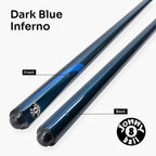 Jonny 8 Ball Inferno 2-piece graphite cue Cue + Case