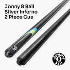 Jonny 8 Ball Inferno 2-piece graphite cue Cue + Case