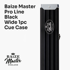 Baize Master Pro Line One Piece Aluminium Snooker Pool Cue Case - Holds Three 1 Piece Cues