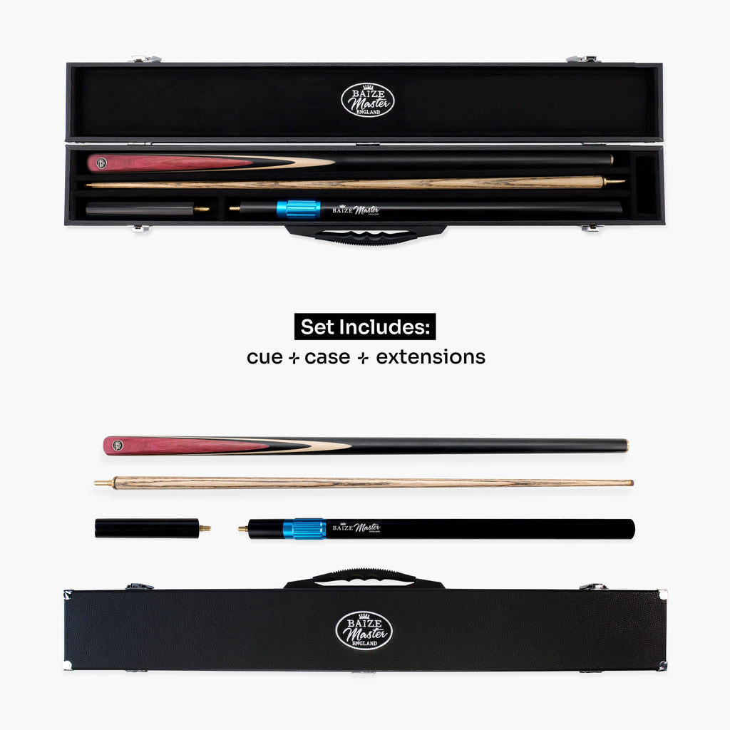 Baize Master Blackline Classic snooker cue and case set Cue + Case