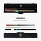 Baize Master Blackline Classic snooker cue and case set Cue + Case