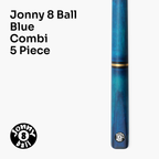 Jonny 8 Ball Combi adjustable 5-piece cue Cue + Case