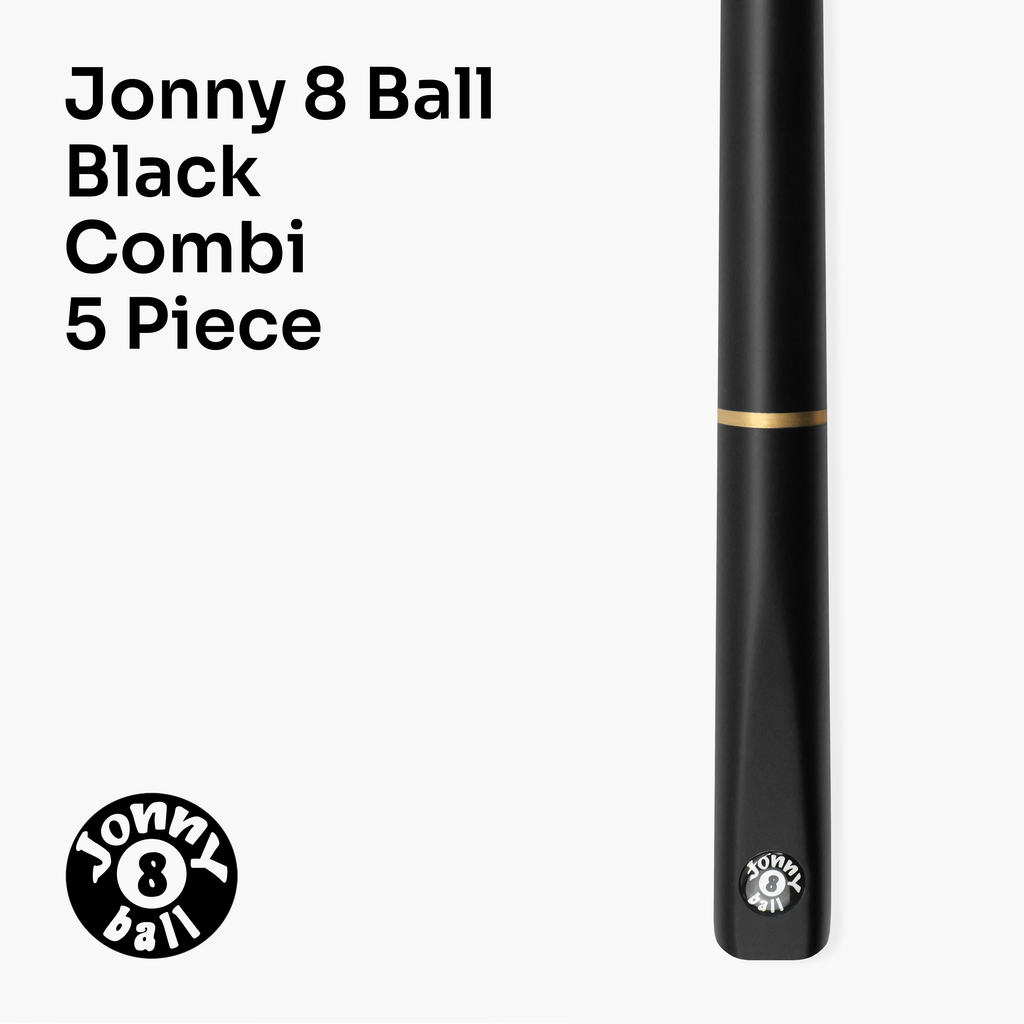 Jonny 8 Ball Combi adjustable 5-piece cue Cue + Case