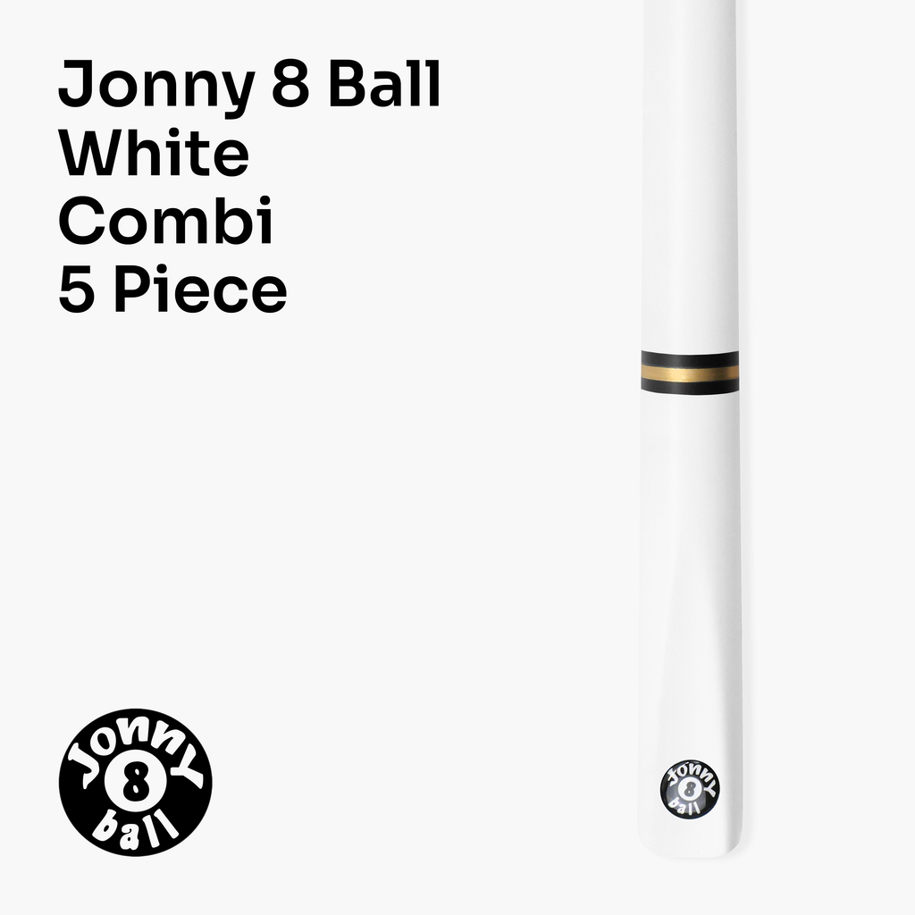 Jonny 8 Ball Combi adjustable 5-piece cue Cue + Case