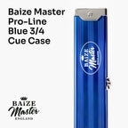 Baize Master Pro Line blue 3/4 cue case Cue + Case