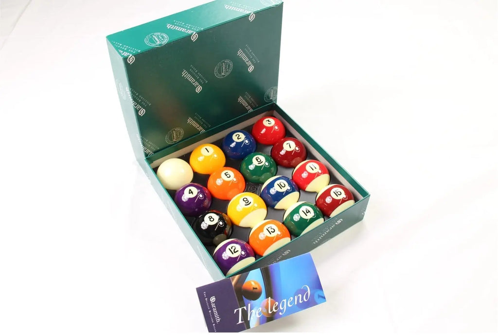 Aramith Premier 57.2mm American pool balls Cue + Case