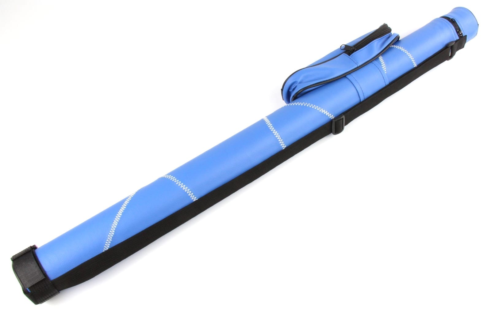 Trendy blue tubular 2-piece cue case Cue + Case