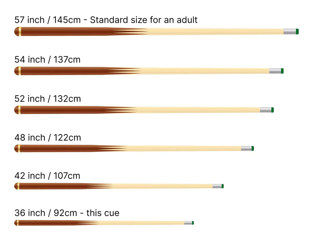 PRO147 Junior Champion 36-inch cue and hard case Cue + Case