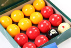 Aramith League 2-inch pool balls with Pro Cup cue ball Cue + Case
