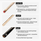 Jonny 8 Ball Sniper 57-inch 2-piece pool cue Cue + Case