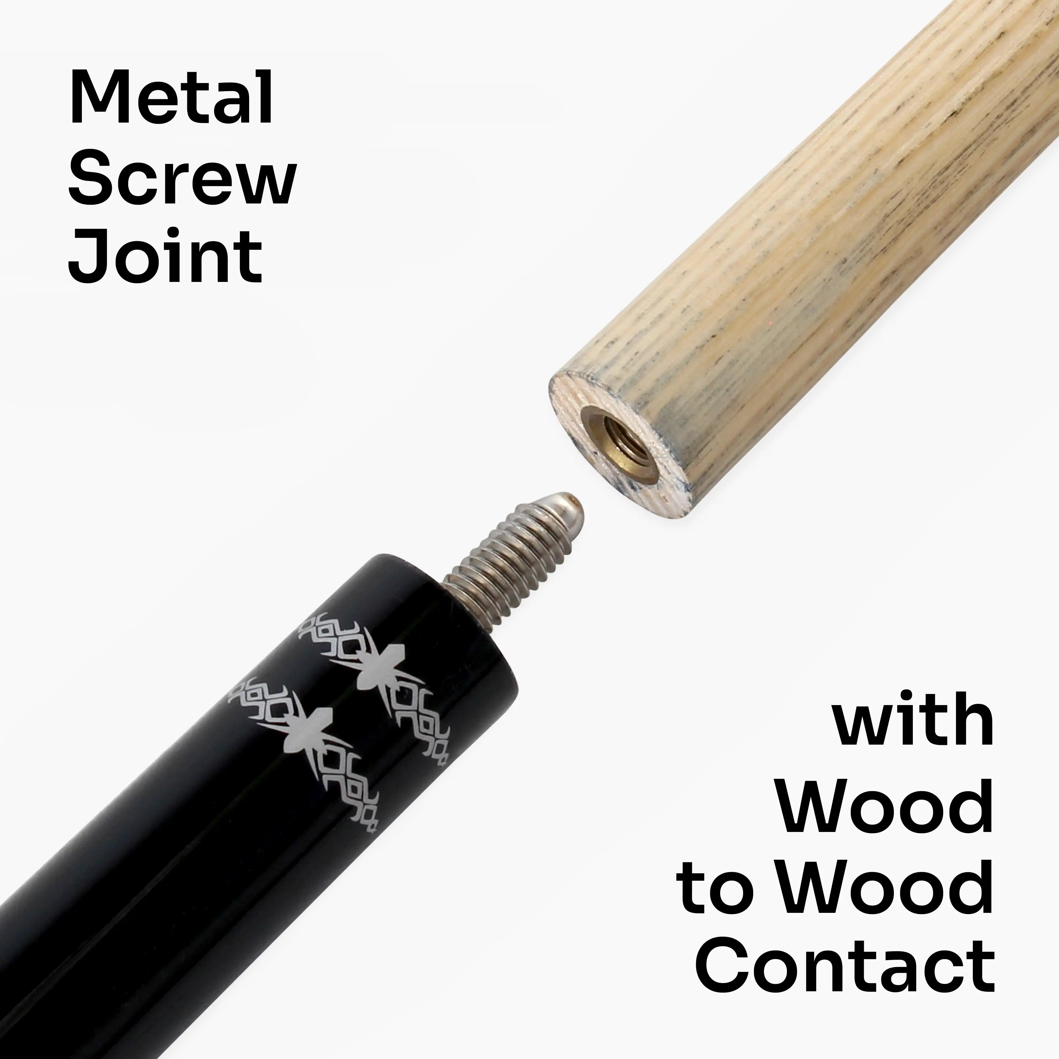 Jonny 8 Ball Scorpion 57-inch 2-piece cue Cue + Case