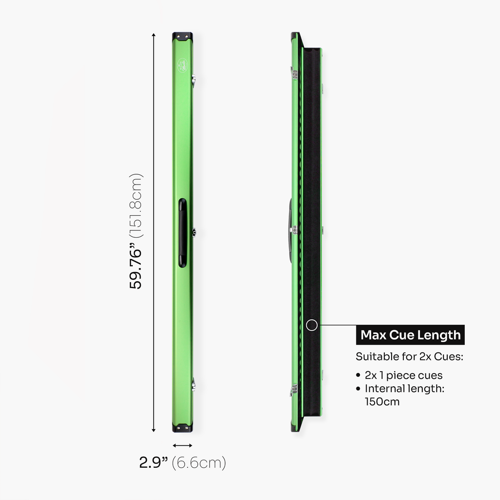 Baize Master Summit 2-slot one-piece cue case Cue + Case