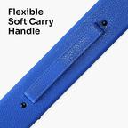 Royal blue luxury 2-piece cue case
