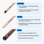 Baize Master Prism Crusher 57-inch pool break cue Cue + Case