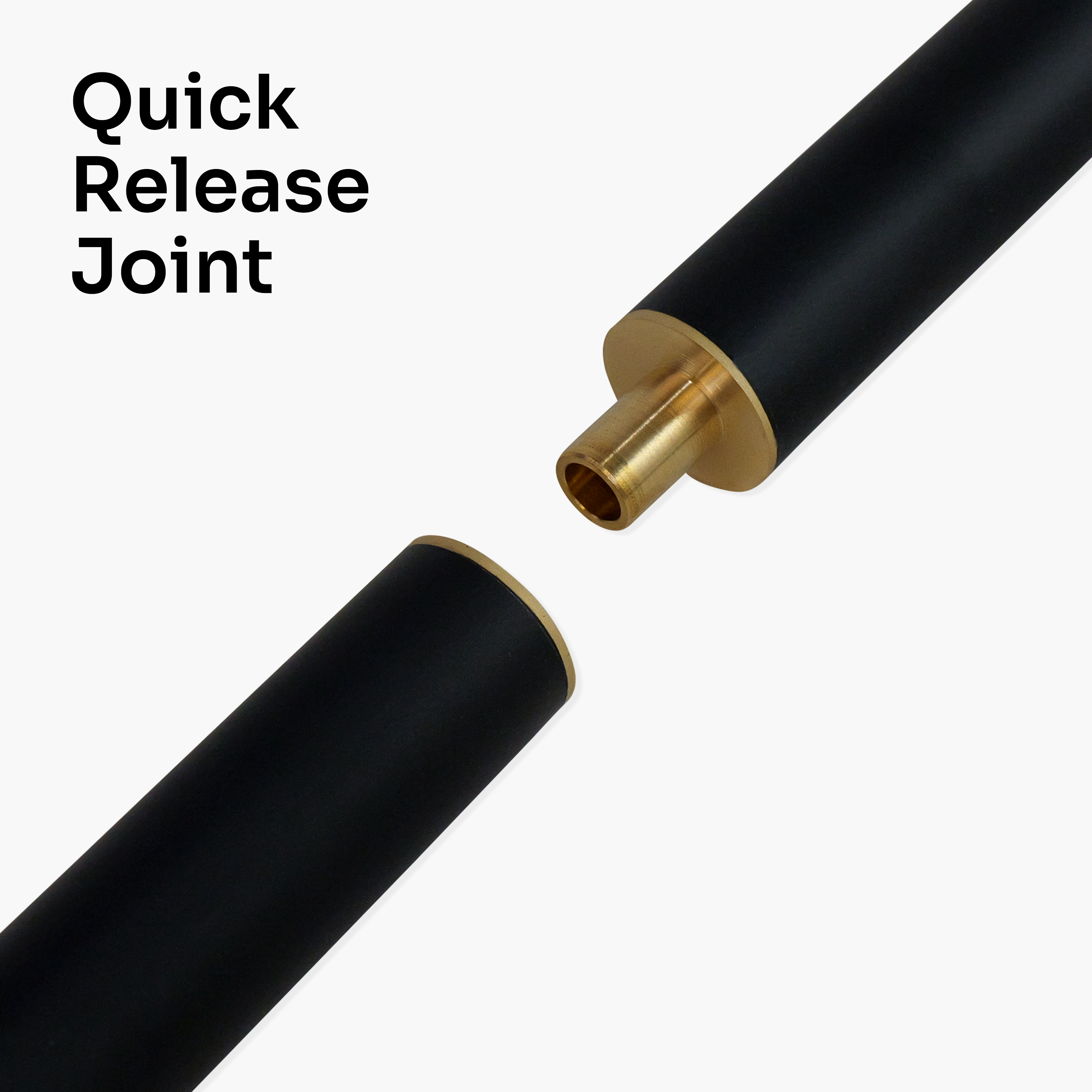 Jonny 8 Ball traditional 57-inch 3/4 cue with mini butt Cue + Case