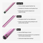 Jonny 8 Ball Inferno 2-piece graphite cue Cue + Case