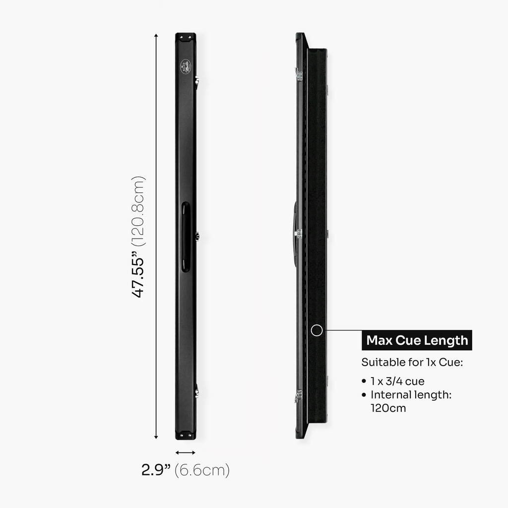 Baize Master Summit 2-slot 3/4 cue case Cue + Case