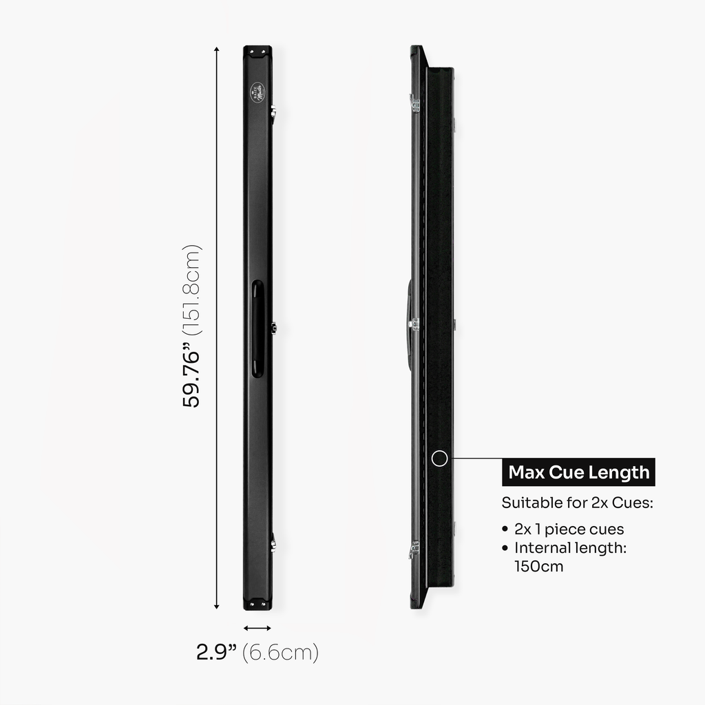 Baize Master Summit 2-slot one-piece cue case Cue + Case