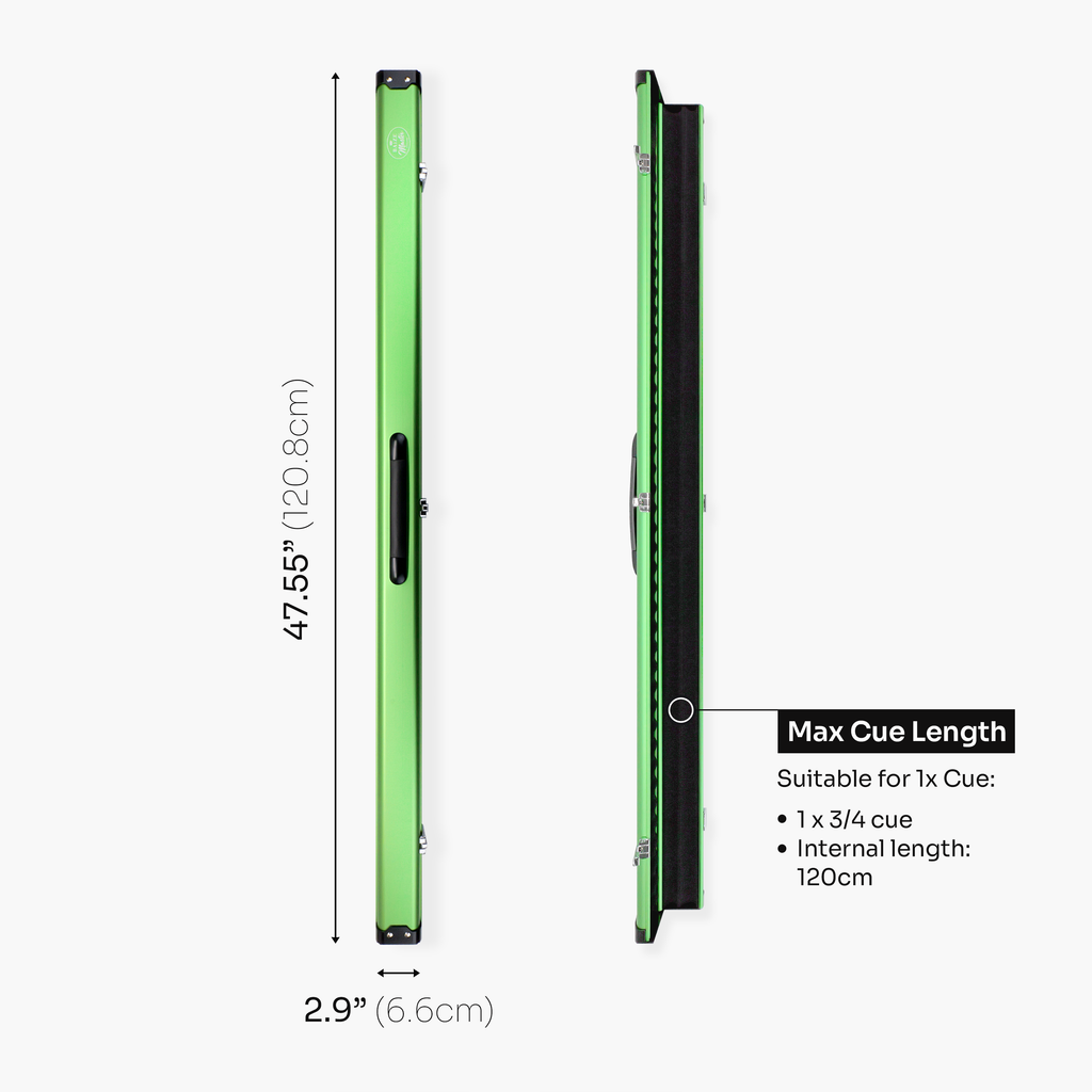 Baize Master Summit 2-slot 3/4 cue case Cue + Case
