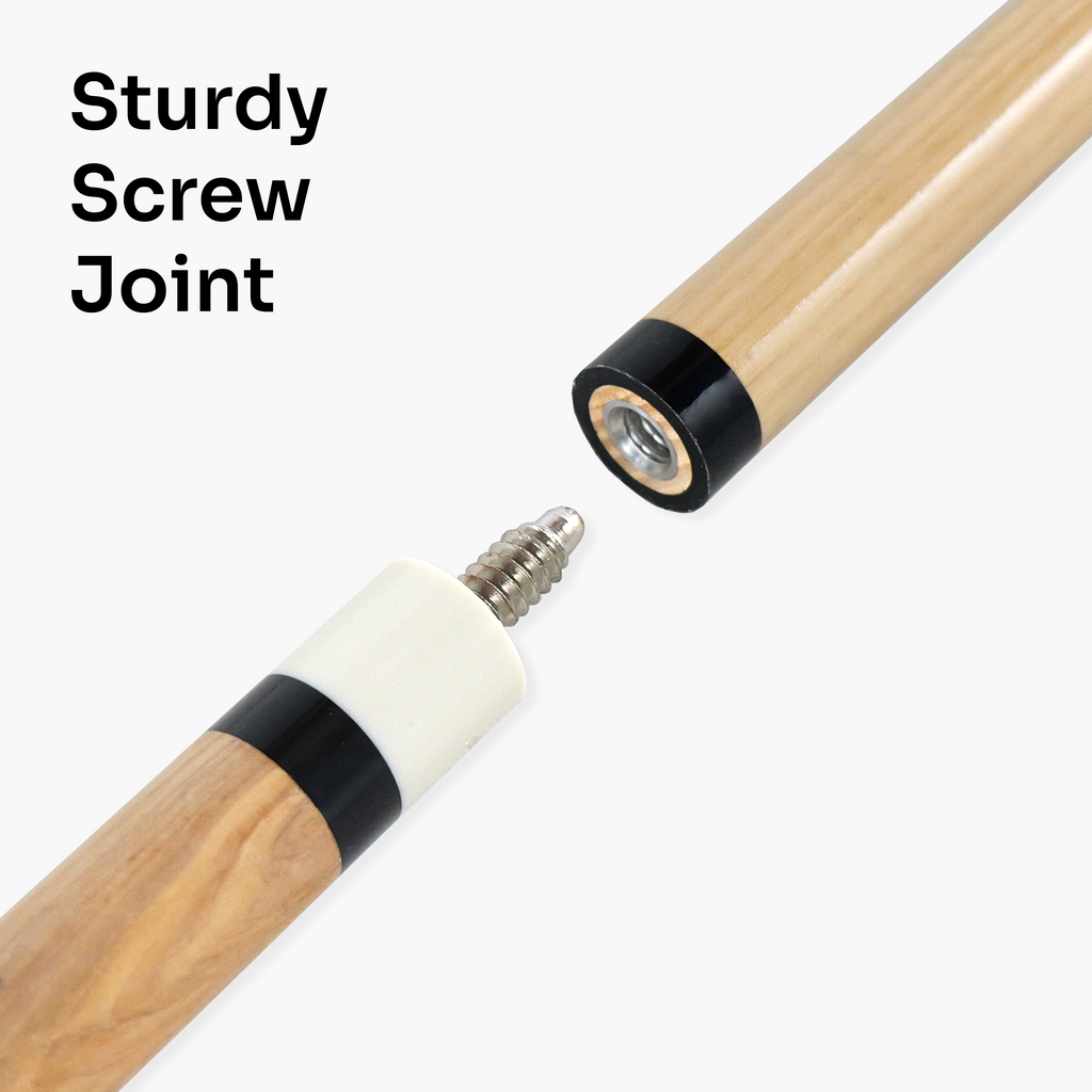 Jonny 8 Ball pub-style 57-inch cue set - 2 cues Cue + Case