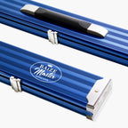 Baize Master Pro Line wide blue 3/4 cue case Cue + Case