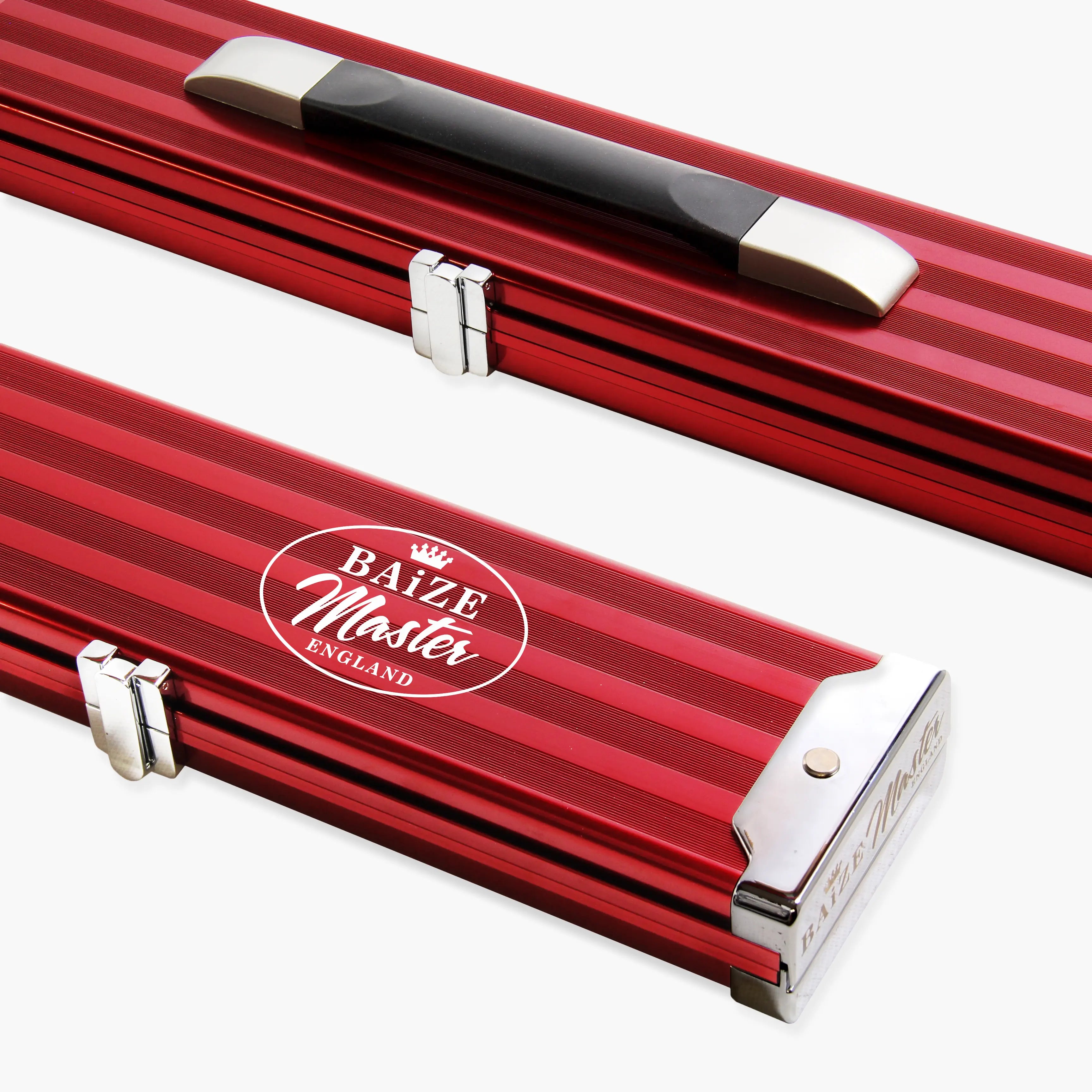 Baize Master Pro Line wide red 3/4 cue case Cue + Case