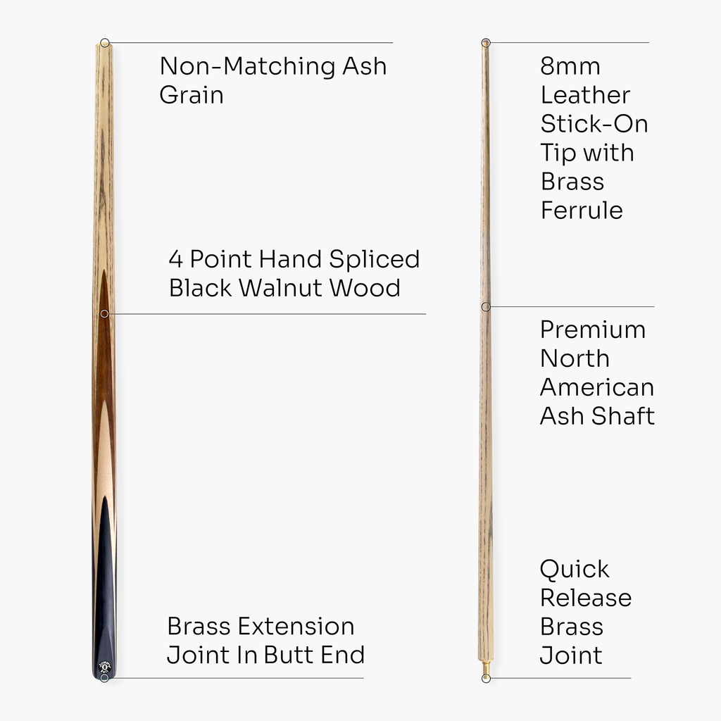 Jonny 8 Ball Paragon 57-inch cue and case set Cue + Case