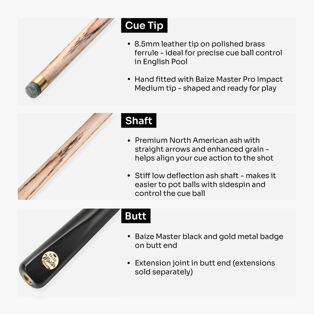 Baize Master Raven Marksman cue and case set Cue + Case