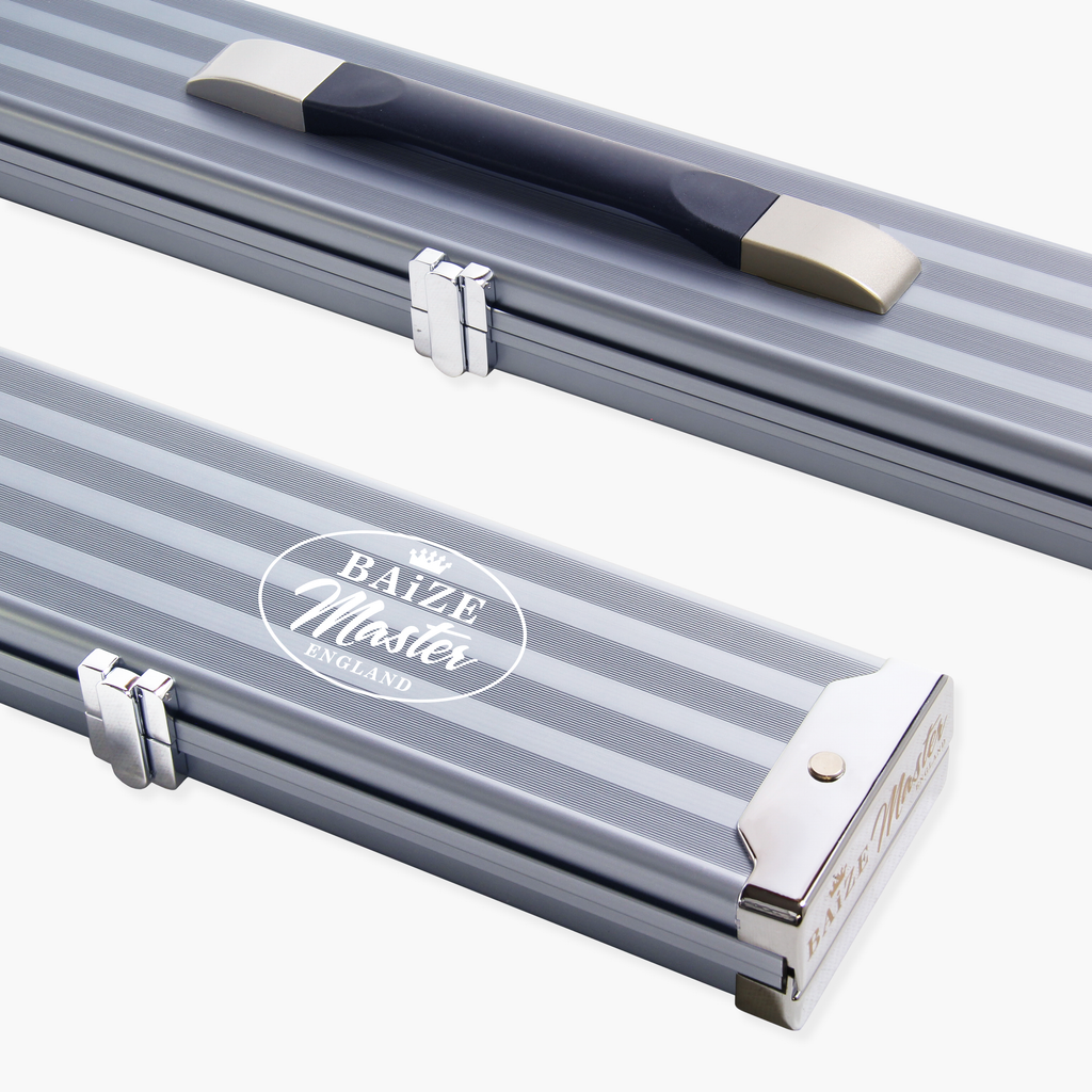 Baize Master Pro Line One Piece Aluminium Snooker Pool Cue Case - Holds Three 1 Piece Cues