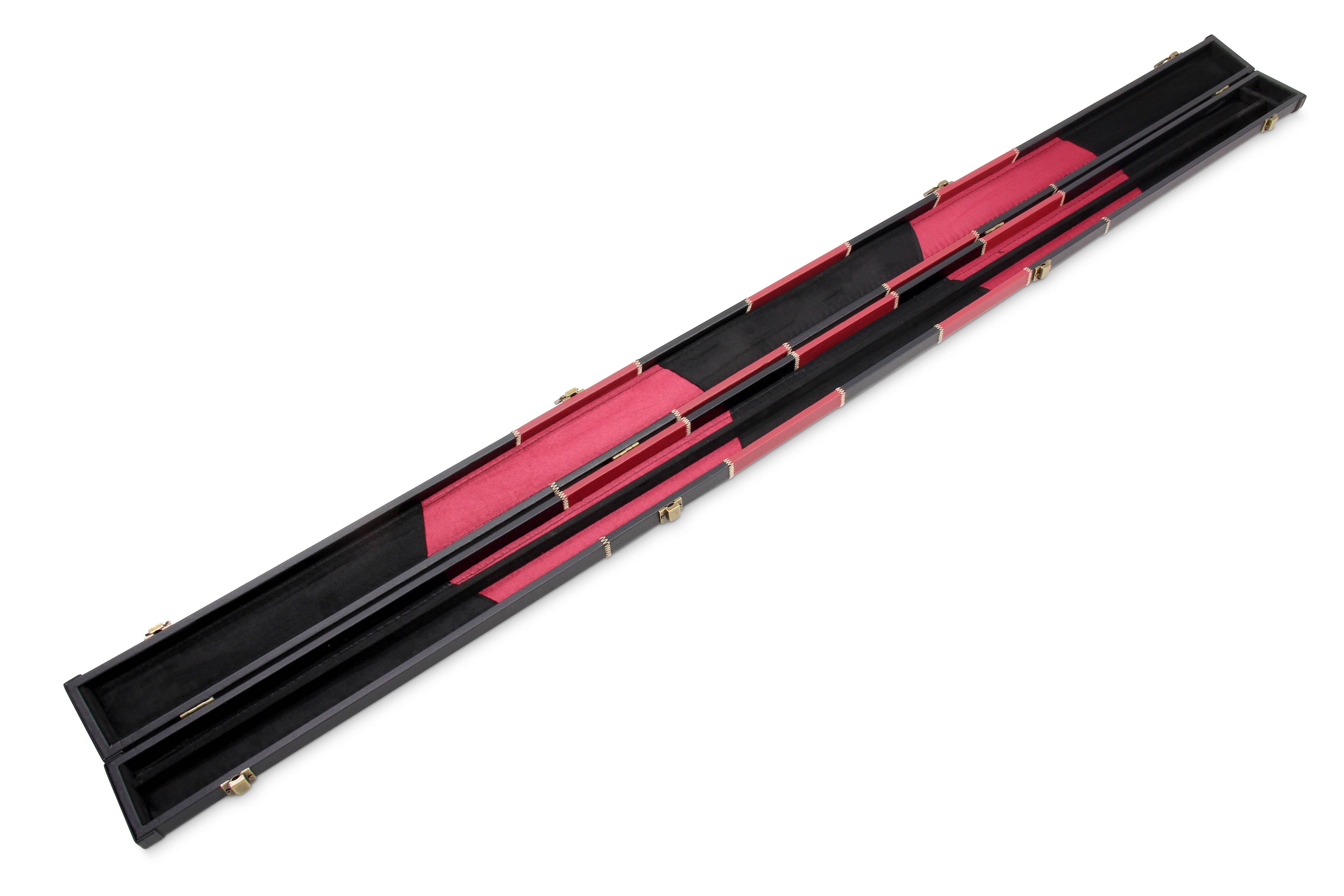 Deluxe chequered 1-piece cue case - 2 cues Cue + Case