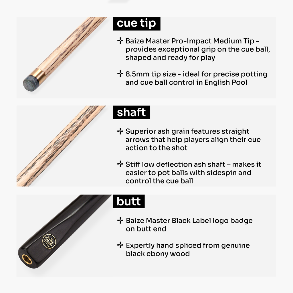 Baize Master Classique 57-inch pool cue Cue + Case