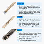 Baize Master G14 Emperor 57-inch 3/4 pool cue Cue + Case