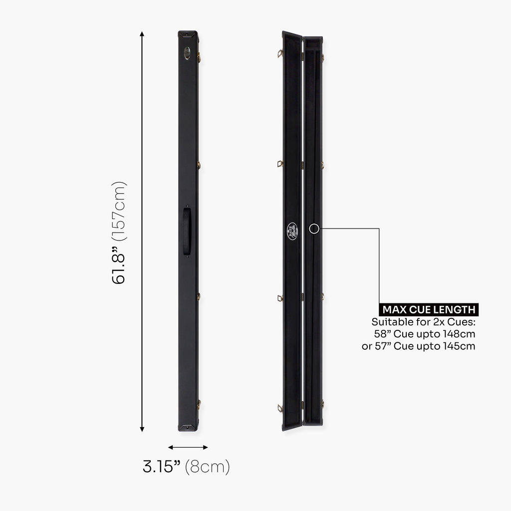 Baize Master Cobalt Marksman cue and case set Cue + Case