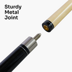 Jonny 8 Ball Geometric 57 Inch 2 Piece Snooker Pool Cue 10mm Tip Cue + Case