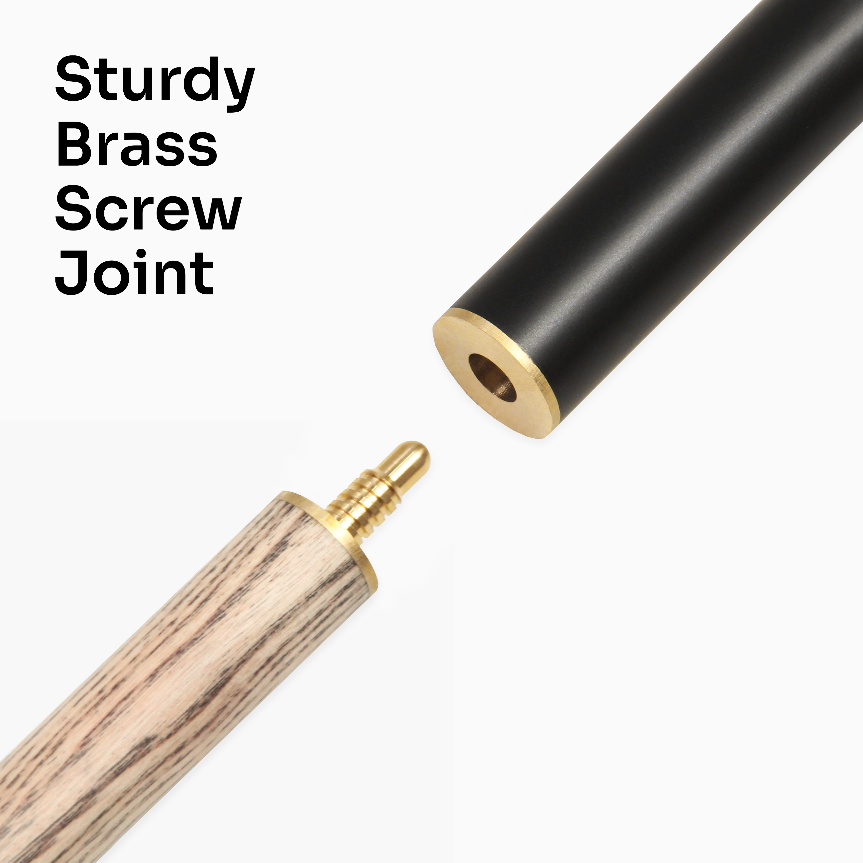 Jonny 8 Ball Combi adjustable 5-piece cue Cue + Case