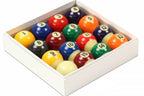 Jonny 8 Ball 38mm spots and stripes pool balls with triangle Cue + Case