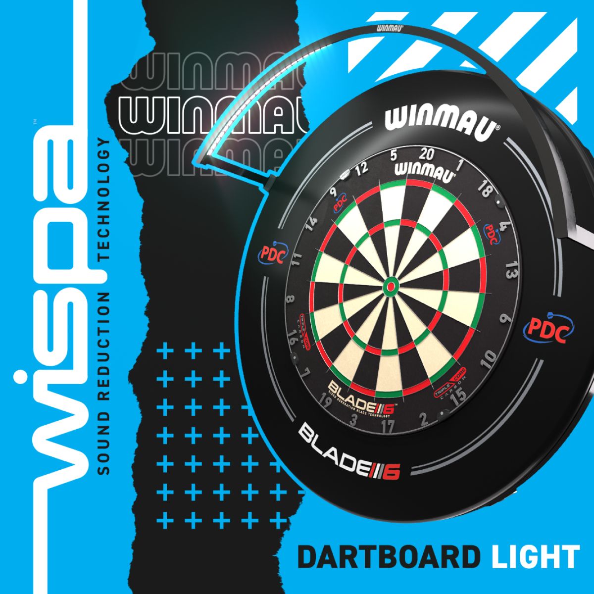 Winmau Wispa Dartboard Light GW Darts