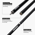 Jonny 8 Ball Inferno 2-piece graphite cue Cue + Case