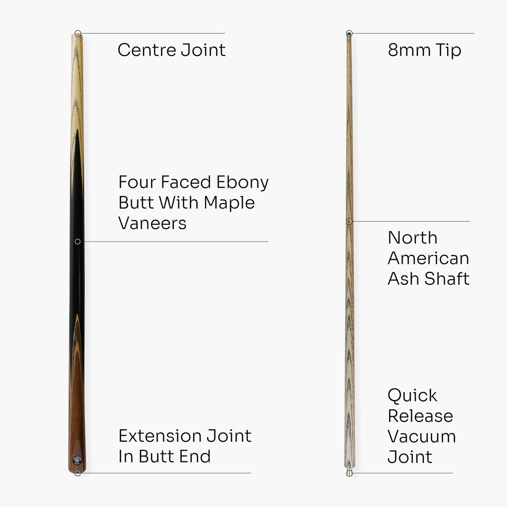Jonny 8 Ball Vista 57-inch cue and case set Cue + Case