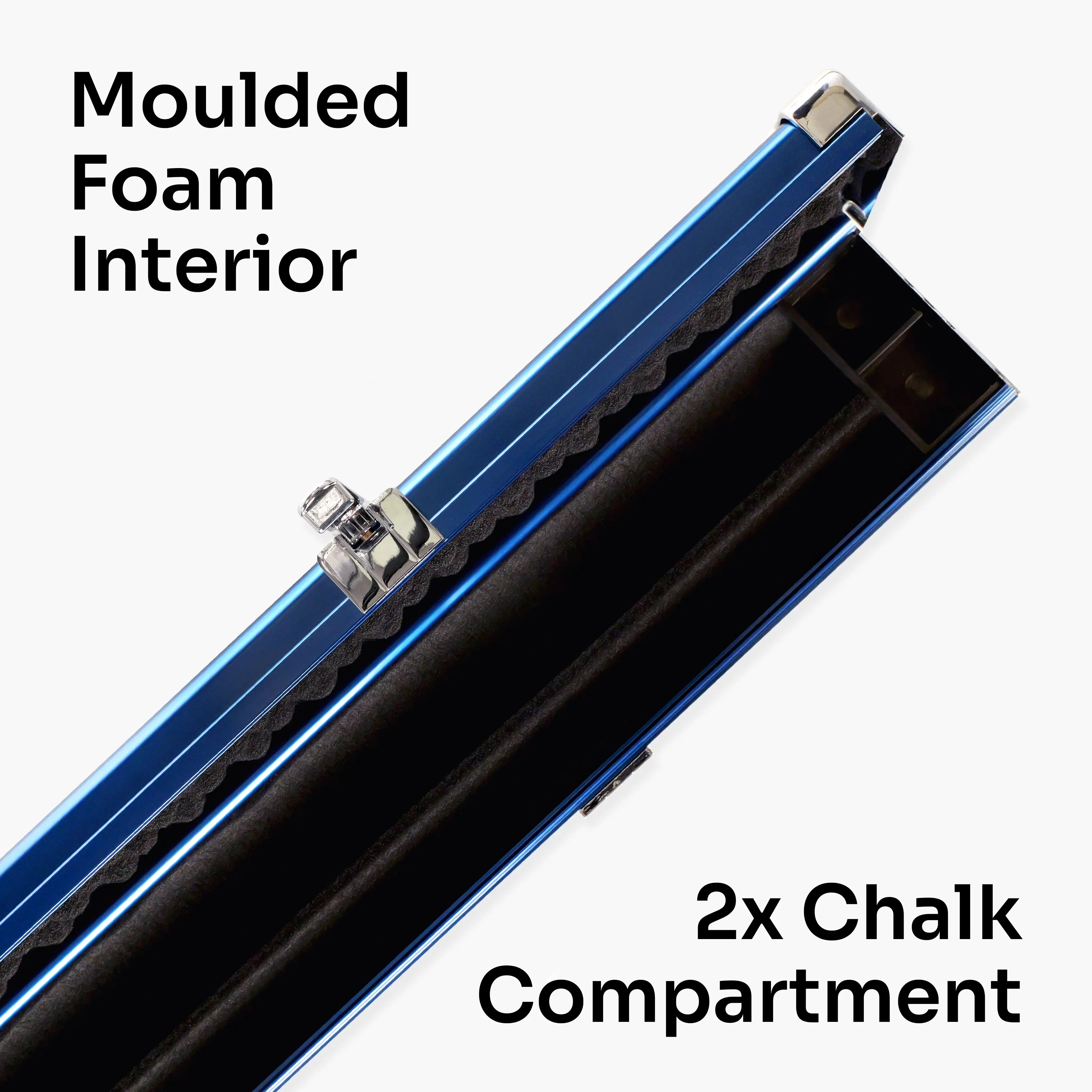 Baize Master Pro Line blue 3/4 cue case Cue + Case