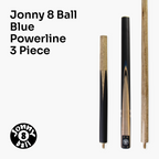 Jonny 8 Ball adjustable 57-inch 3-piece cue Cue + Case